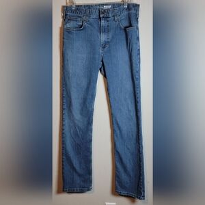 Mens Carhartt Jeans Relaxed Fit Rugged Fit Size 33x34
